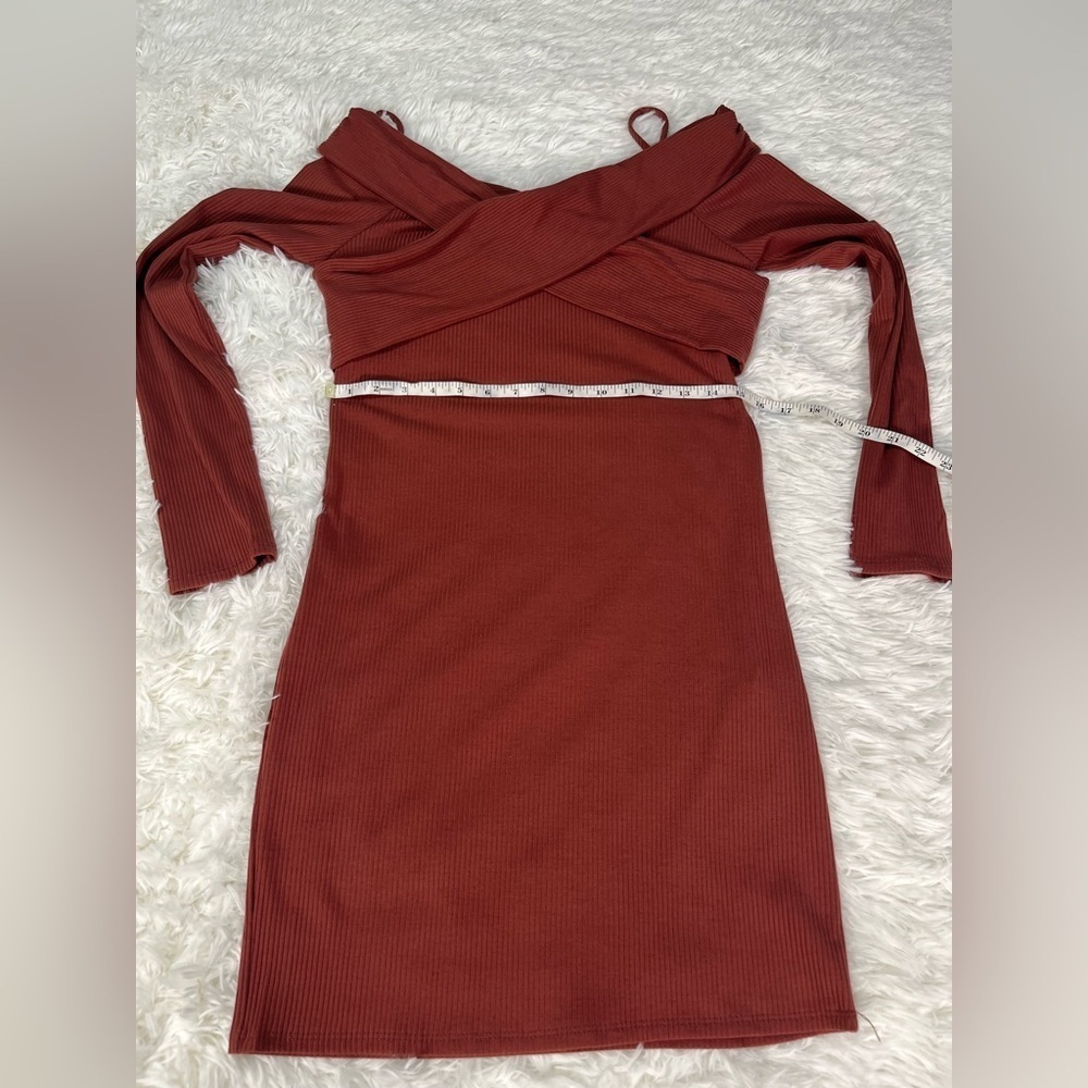 Wasabi + Mint | Criss-Cross Neckline Mini Dress | NWT! - Picture 6 of 7